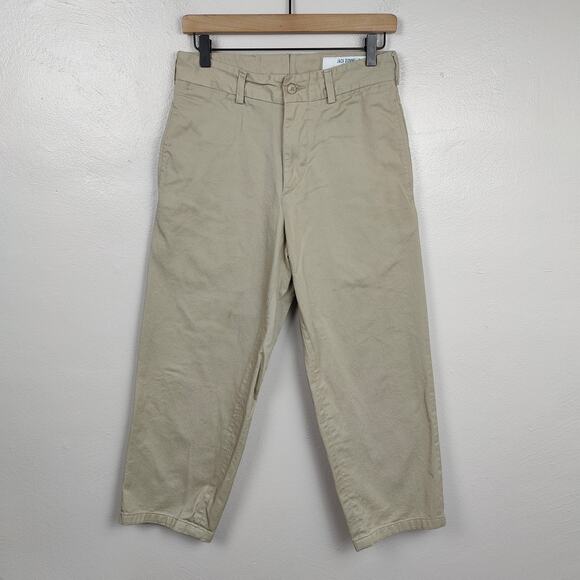 Jack Donnelly Twill Chino Pants Mens 29 01 Relaxed Khaki Tan Straight Leg Cotton - Picture 1 of 11